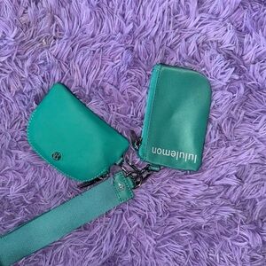 Lululemon Aqua Wrist Wallet